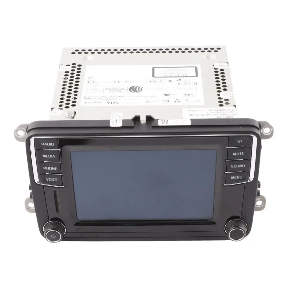 Radio Stereo Head Unit Navigation Display Screen STD2 to Skoda Yeti 5L with Part number 5L0035200 Skoda Yeti 5L Radio Stereo Head Unit Navigation Display Screen STD2 - SKU 5L0035200 - Part number 5L0035200