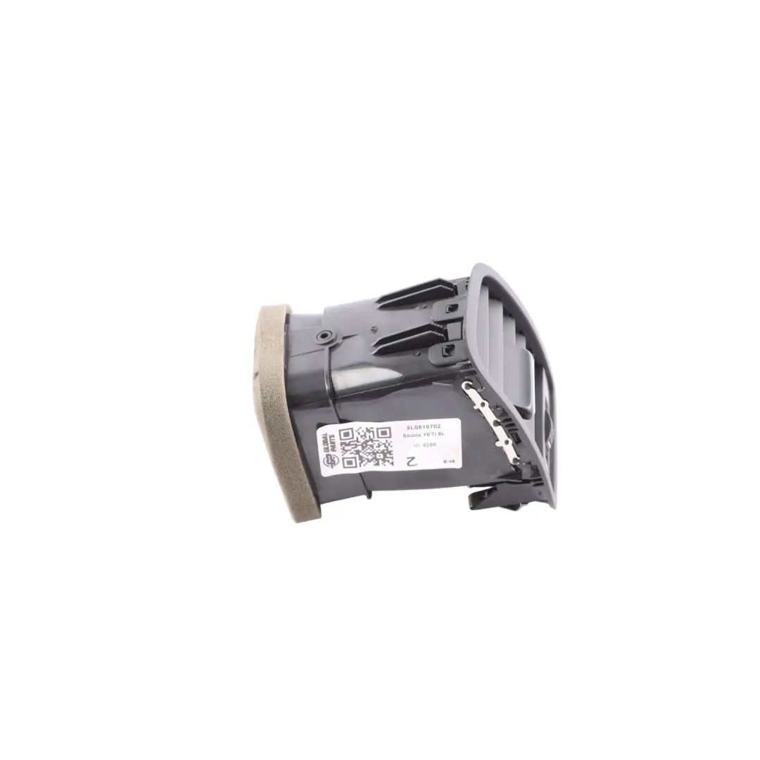 A/C Air Condition Vent Outlet Nozzle Right O/S to Skoda Yeti 5L with Part number 5L0819702 Skoda Yeti 5L A/C Air Condition Vent Outlet Nozzle Right O/S - SKU 5L0819702 - Part number 5L0819702