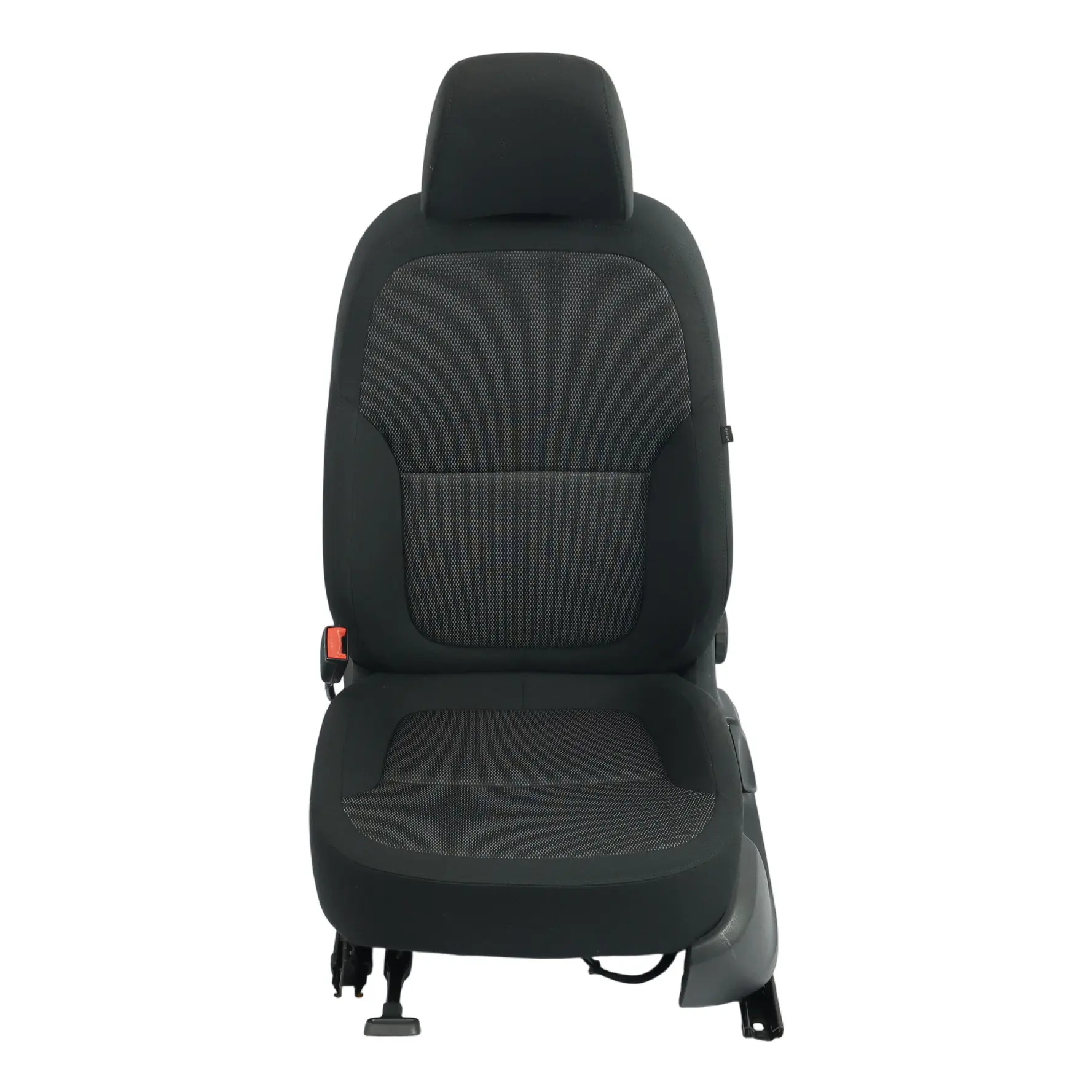 Skoda Yeti 5L Front Seat Heated Fabric Cloth Onyx Silver Left N/S