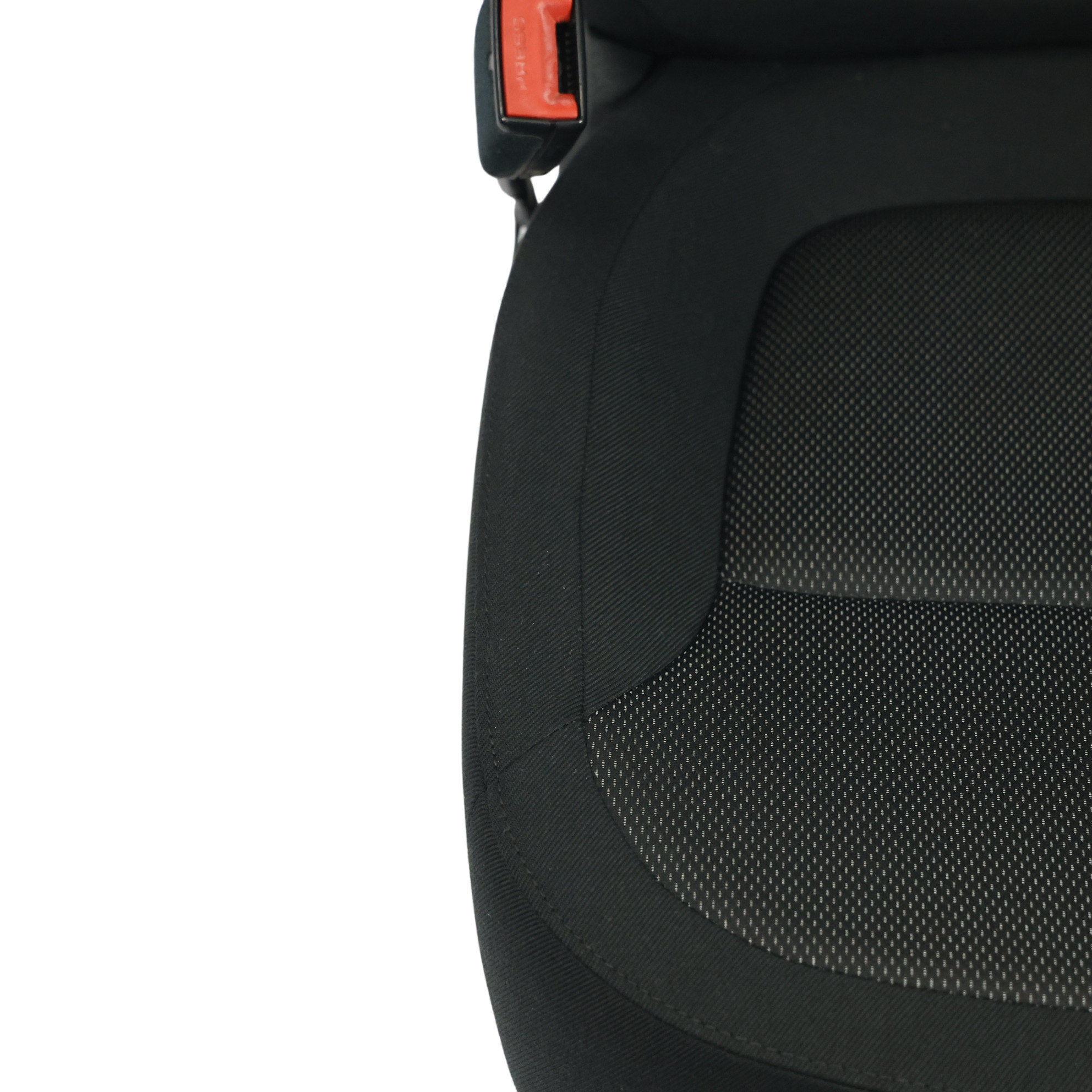 Skoda Yeti 5L Front Seat Heated Fabric Cloth Onyx Silver Left N/S