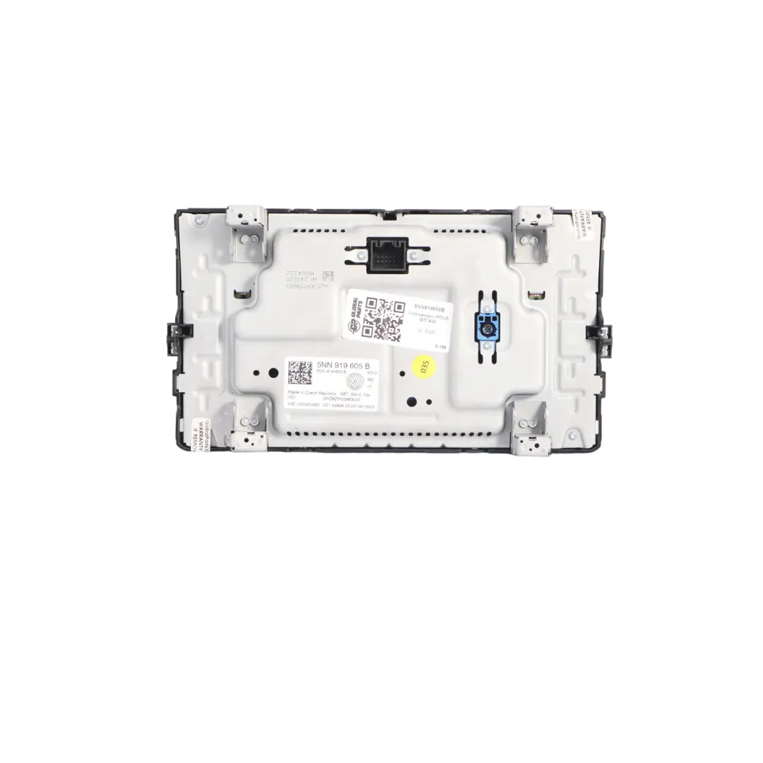 Mk6 Display Screen Radio Multimedia Navigation Sat Unit to VW Polo with Part number 5NN919605B VW Polo Mk6 Display Screen Radio Multimedia Navigation Sat Unit - SKU 5NN919605B - Part number 5NN919605B