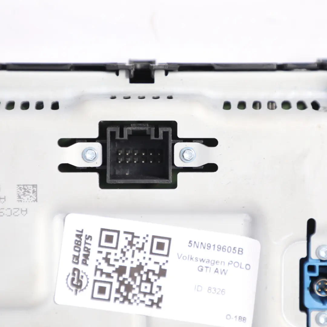 VW Polo Mk6 Display Screen Radio Multimedia Navigation Sat Unit - SKU 5NN919605B - Part number 5NN919605B