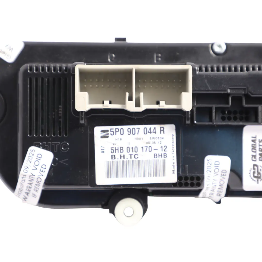 1P Air Conditioning A/C Blower Control Panel Switch to Seat Leon FR with Part number 5P0907044R Seat Leon FR 1P Air Conditioning A/C Blower Control Panel Switch - SKU 5P0907044R - Part number 5P0907044R