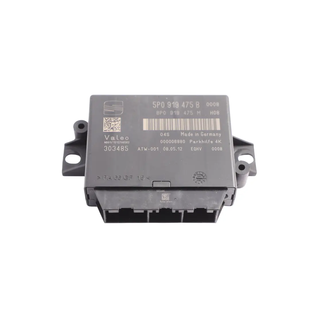 Mk2 1P PDC Parking Distance Control Sensor Module Unit ECU to Seat Leon with Part number 5P0919475B Seat Leon Mk2 1P PDC Parking Distance Control Sensor Module Unit ECU - SKU 5P0919475B - Part number 5P0919475B