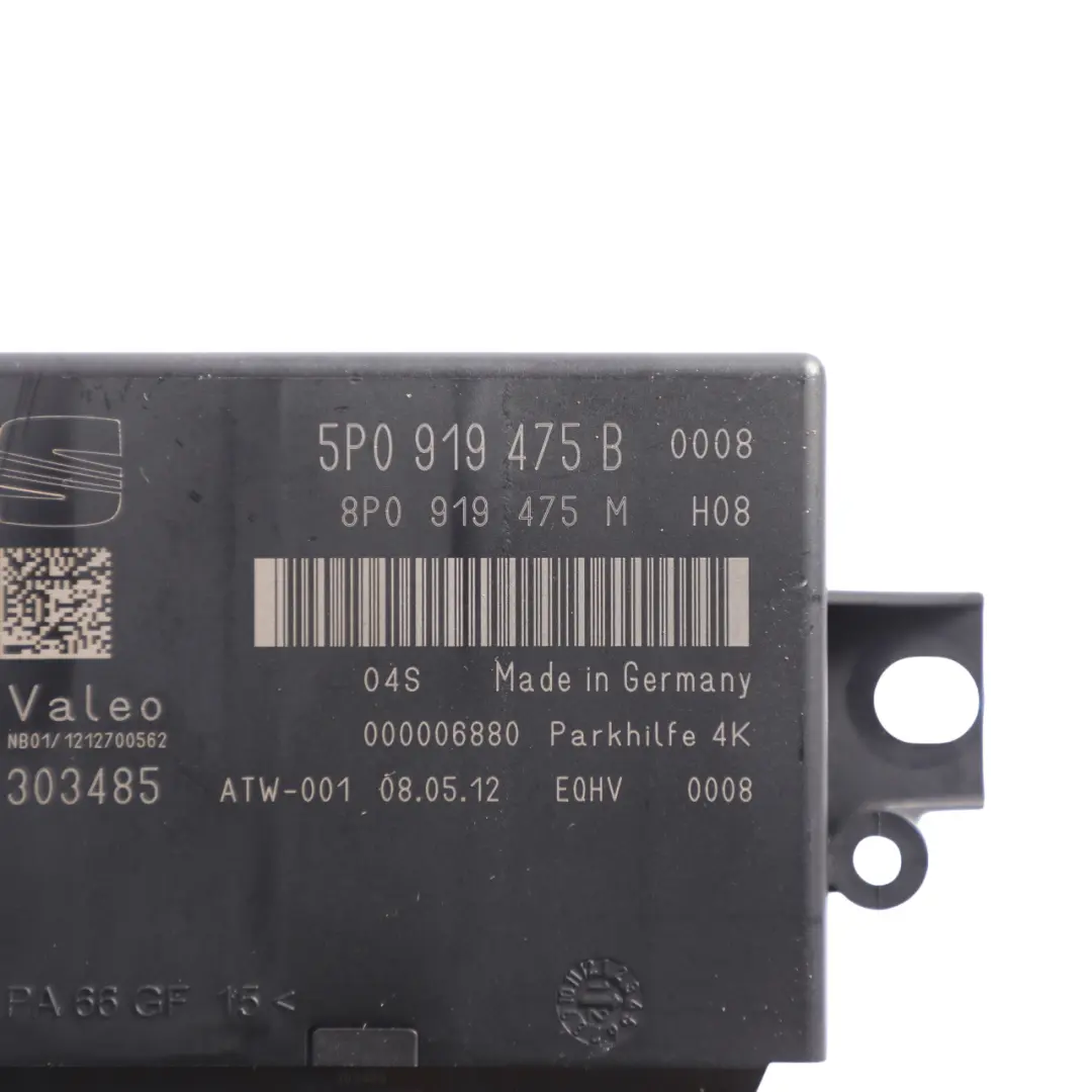Seat Leon Mk2 1P PDC Parking Distance Control Sensor Module Unit ECU - SKU 5P0919475B - Part number 5P0919475B