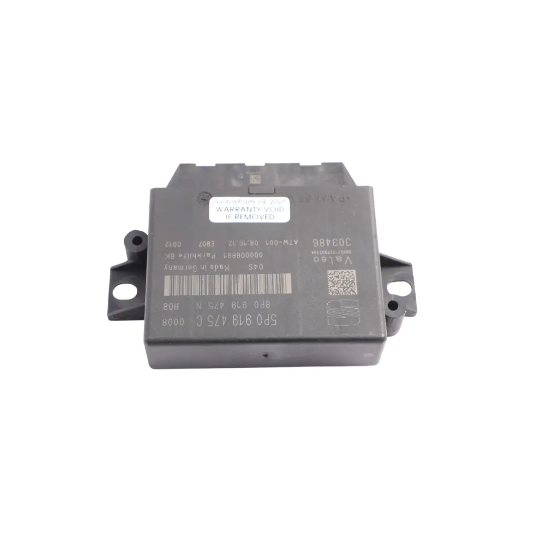Mk2 1P PDC Parking Distance Control Sensor Module Unit ECU to Seat Leon with Part number 5P0919475C Seat Leon Mk2 1P PDC Parking Distance Control Sensor Module Unit ECU - SKU 5P0919475C - Part number 5P0919475C