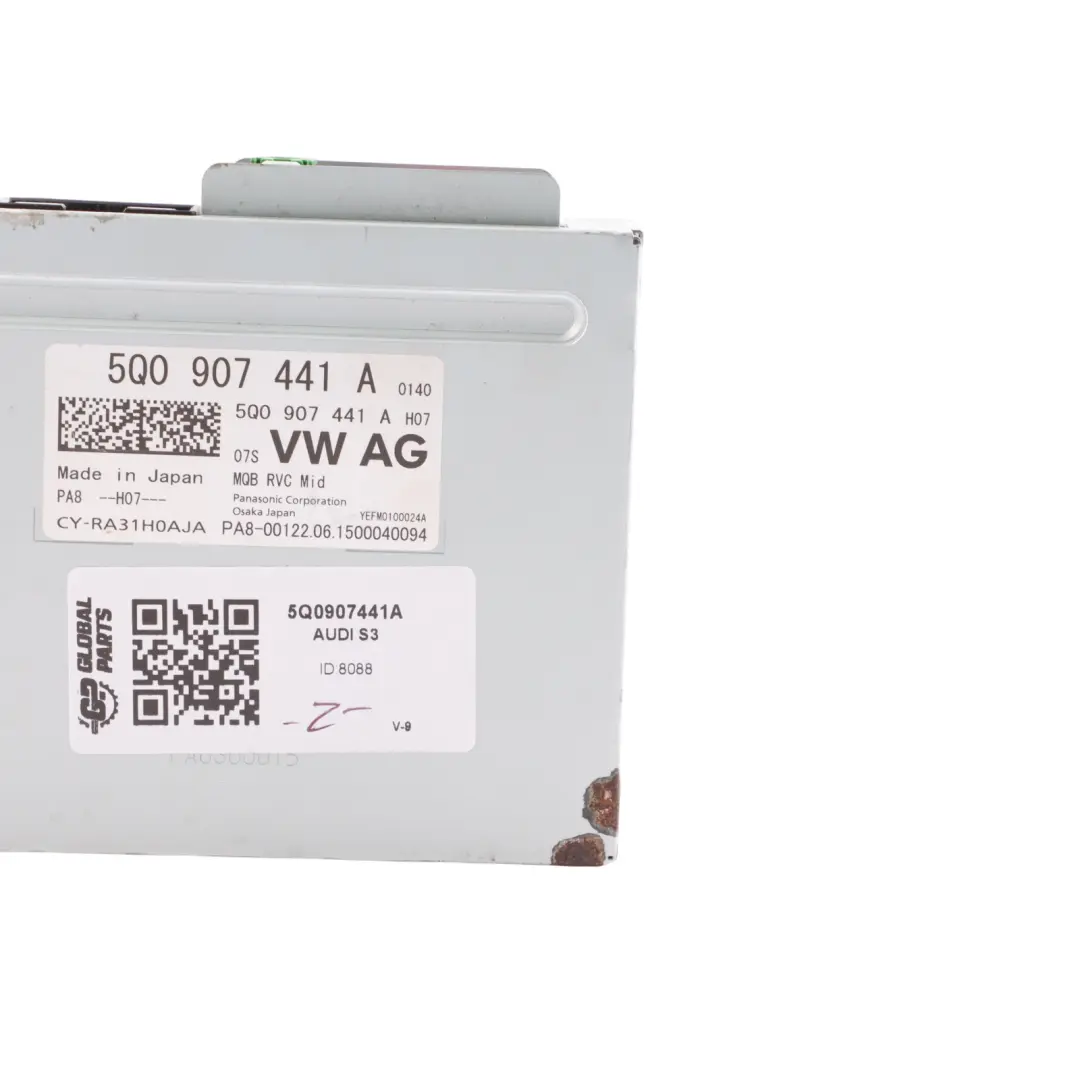Audi A3 S3 8V Rear View Reverse Camera Module Control Unit - SKU 5Q0907441A - Part number 5Q0907441A