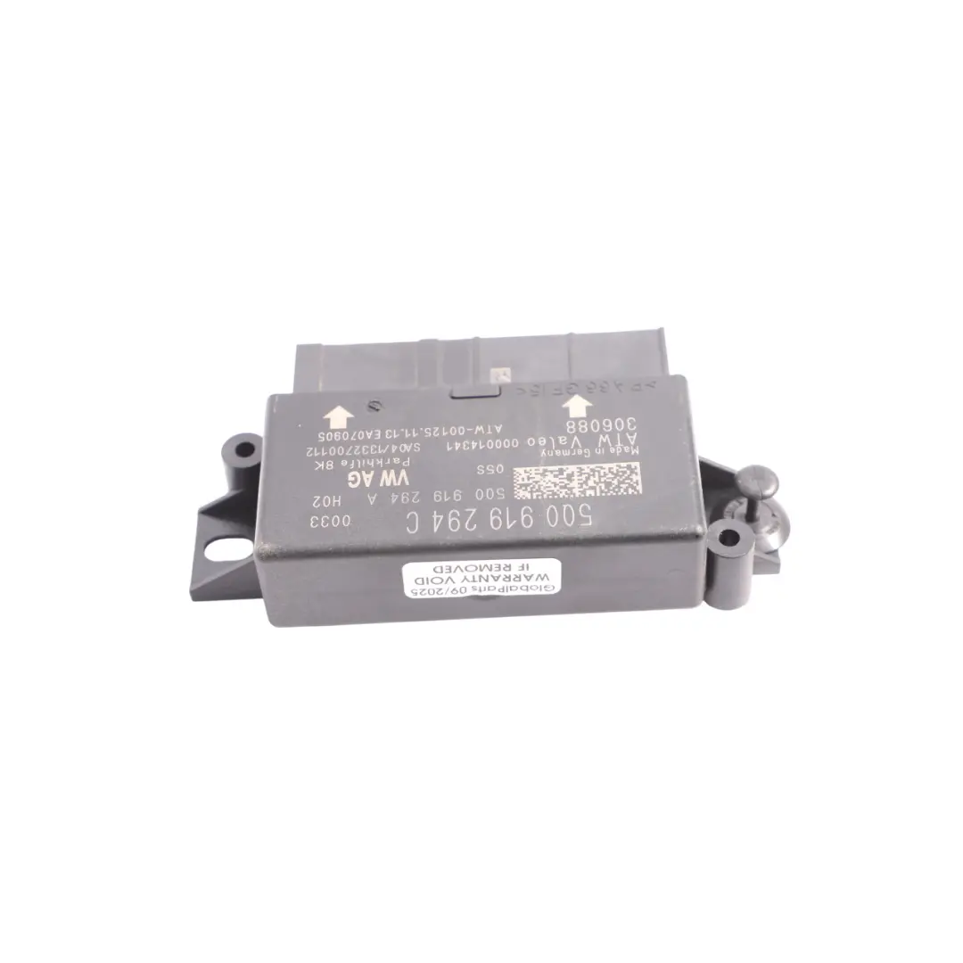 PDC Parking Distance Control Module Unit ECU to Audi A3 8V Golf Mk7 with Part number 5Q0919294C Audi A3 8V Golf Mk7 PDC Parking Distance Control Module Unit ECU - SKU 5Q0919294C - Part number 5Q0919294C