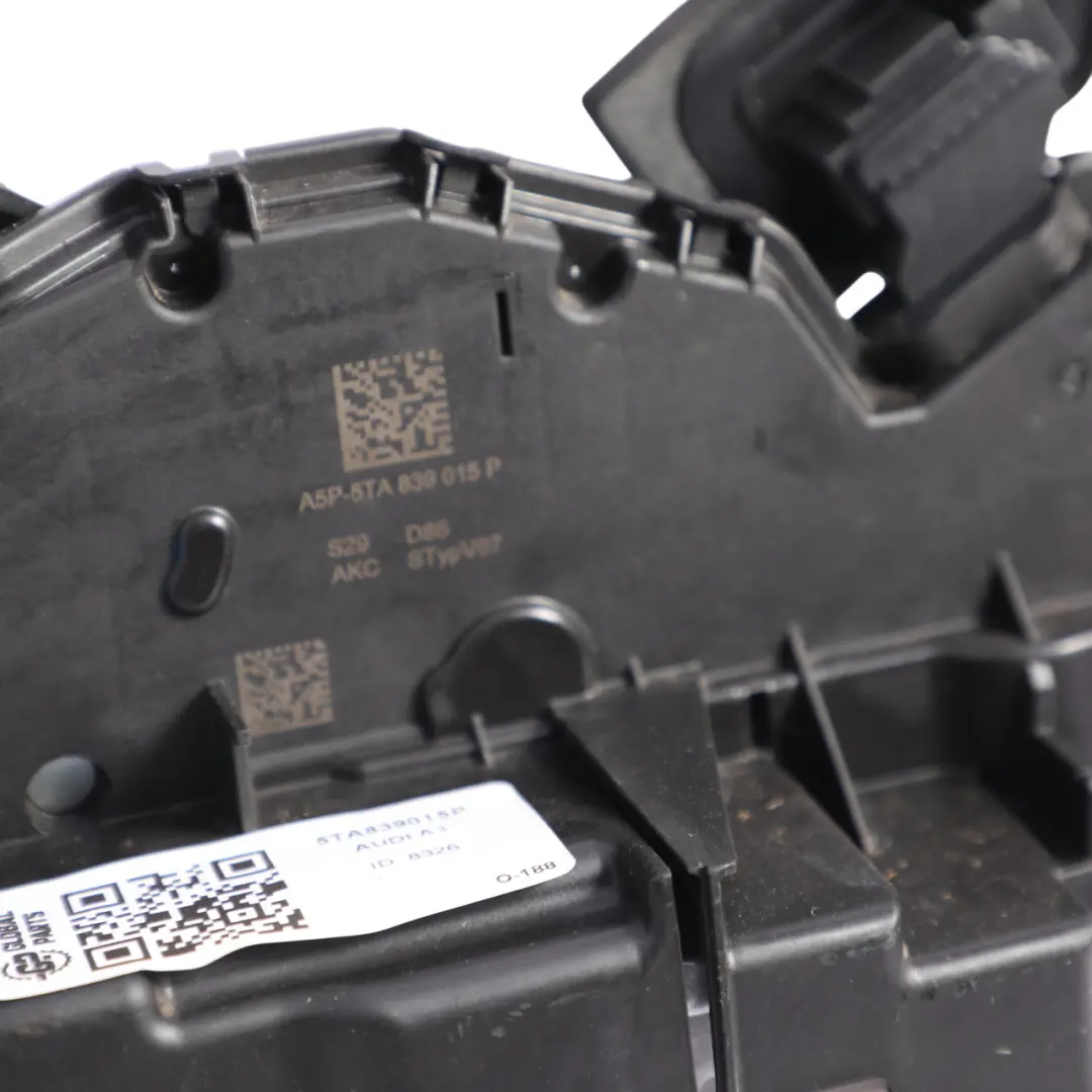 VW Golf Mk8 Polo Mk6 5Dr Rear Door Lock Mechanism Actuator Left N/S - SKU 5TA839015P - Part number 5TA839015P