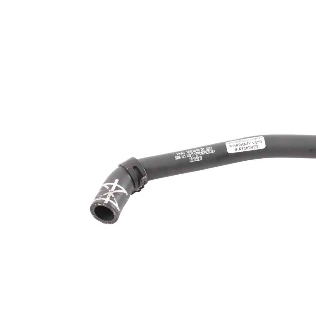 Volkswagen Polo MK6 AW Tubo Condotto Liquido Refrigerante Serbatoio - SKU 5WA121109D - Numero di parte 5WA121109D