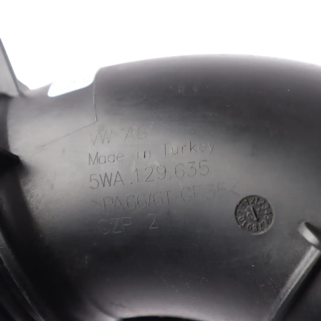 Mk6 GTI Turbocharger Air Connection Pipe Hose 2.0 TFSI to Volkswagen Polo with Part number 5WA129635 Volkswagen Polo Mk6 GTI Turbocharger Air Connection Pipe Hose 2.0 TFSI - SKU 5WA129635 - Part number 5WA129635