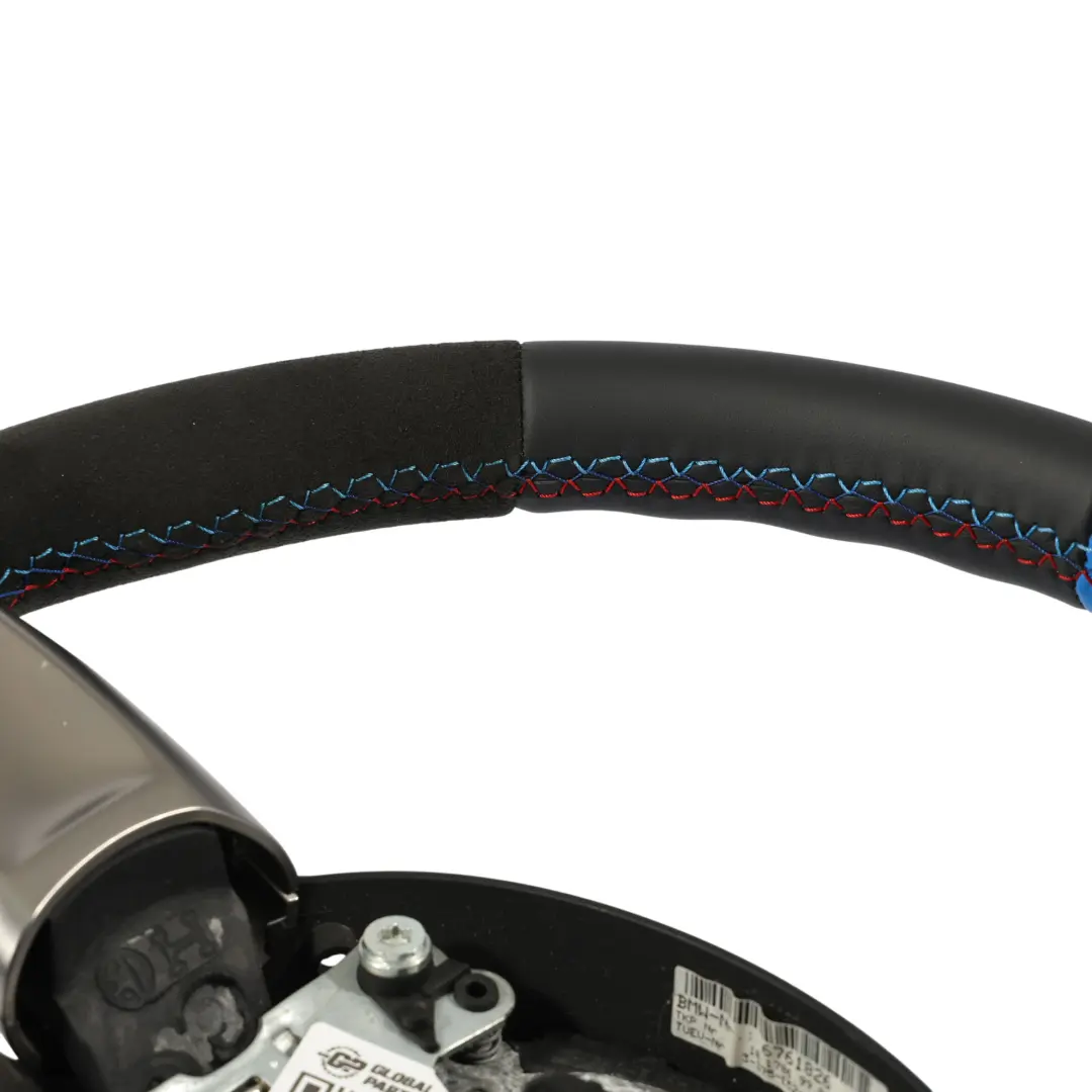 Steering Wheel NEW Black Leather Alcantara M Sport Look to BMW Z4 E85 Roadster with Part number 6758158 BMW Z4 E85 Roadster Steering Wheel NEW Black Leather Alcantara M Sport Look - SKU 6758158-1 - Part number 6758158