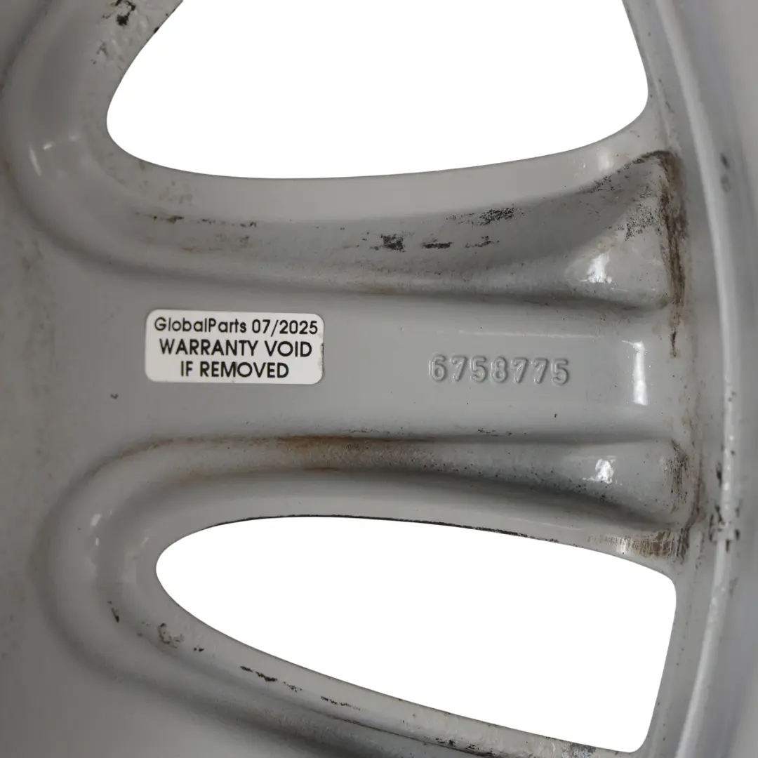 Rim Alloy 17" 7,5J ET:20 Double Spoke 116 to BMW E60 E61 Wheel with Part number 6758775 BMW E60 E61 Wheel Rim Alloy 17" 7,5J ET:20 Double Spoke 116 - SKU 6758775-4 - Part number 6758775