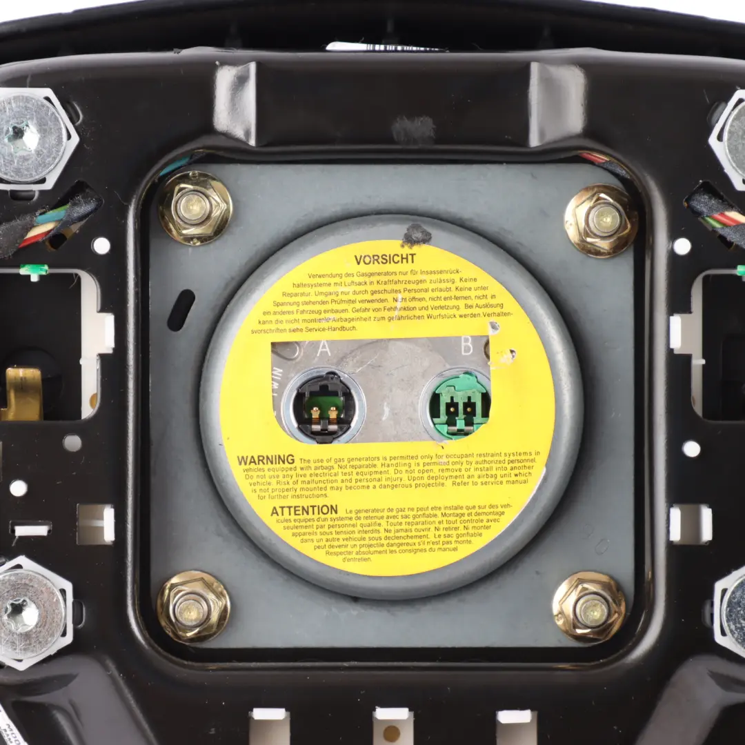 Steering Wheel Driver's Air Hub Bag Cap to BMW X5 Series E53 with Part number 6759927 BMW X5 Series E53 Steering Wheel Driver's Air Hub Bag Cap - SKU 6759927 - Part number 6759927