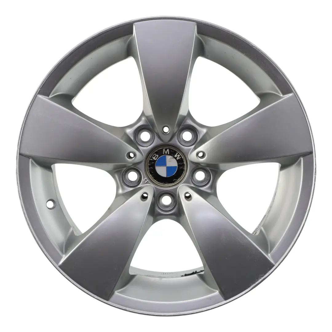 Rim Alloy Silver 17" Spider Spoke 138 ET:20 7,5J to BMW E60 E61 Wheel with Part number 6762001 BMW E60 E61 Wheel Rim Alloy Silver 17" Spider Spoke 138 ET:20 7,5J - SKU 6762001-2 - Part number 6762001