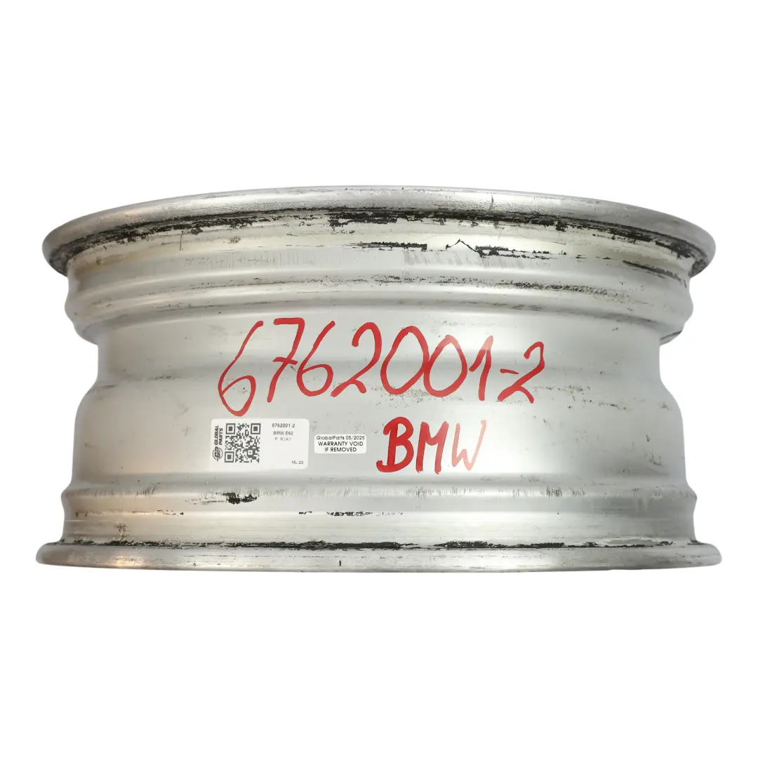 BMW E60 E61 Wheel Rim Alloy Silver 17" Spider Spoke 138 ET:20 7,5J - SKU 6762001-2 - Part number 6762001