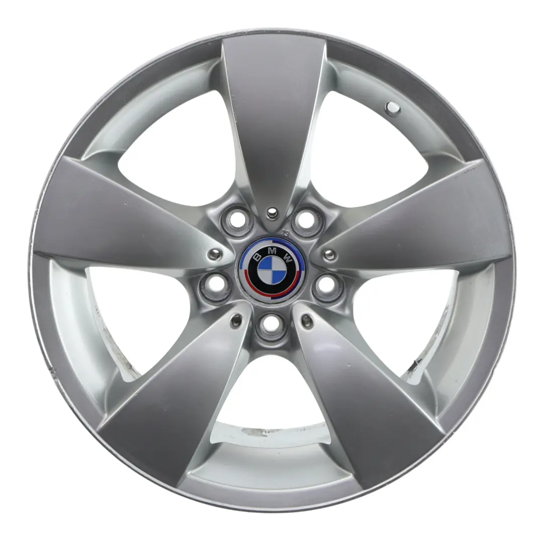 BMW E60 E61 Silver Alloy Wheel Rim 17" Spider Spoke 138 ET:20 7,5J - SKU 6762001-3 - Part number 6762001