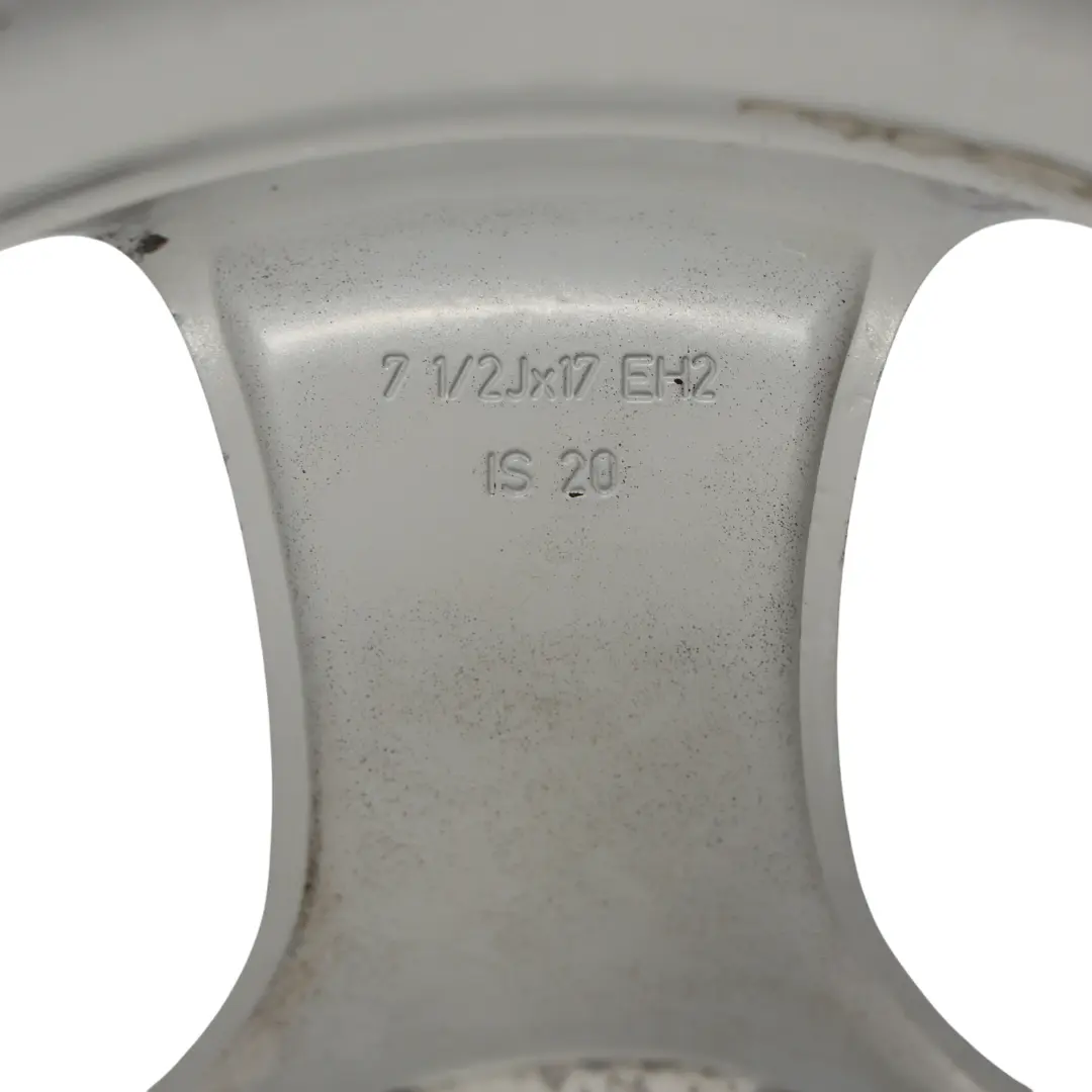 BMW E60 E61 Silver Alloy Wheel Rim 17" Spider Spoke 138 ET:20 7,5J - SKU 6762001-3 - Part number 6762001