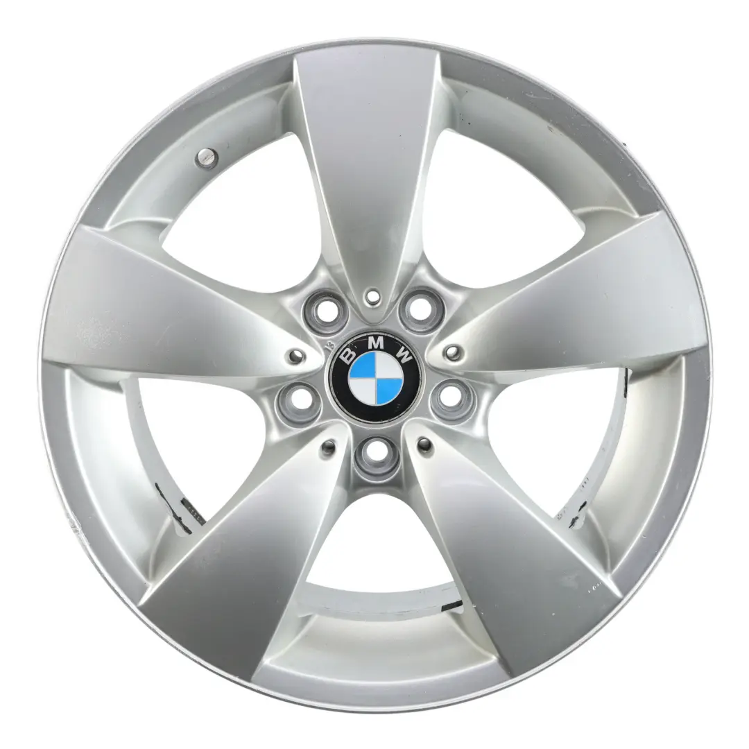 Alloy Wheel Rim 17" Spider Spoke 138 ET:20 7,5J to BMW E60 E61 Silver with Part number 6762001 BMW E60 E61 Silver Alloy Wheel Rim 17" Spider Spoke 138 ET:20 7,5J - SKU 6762001-4 - Part number 6762001