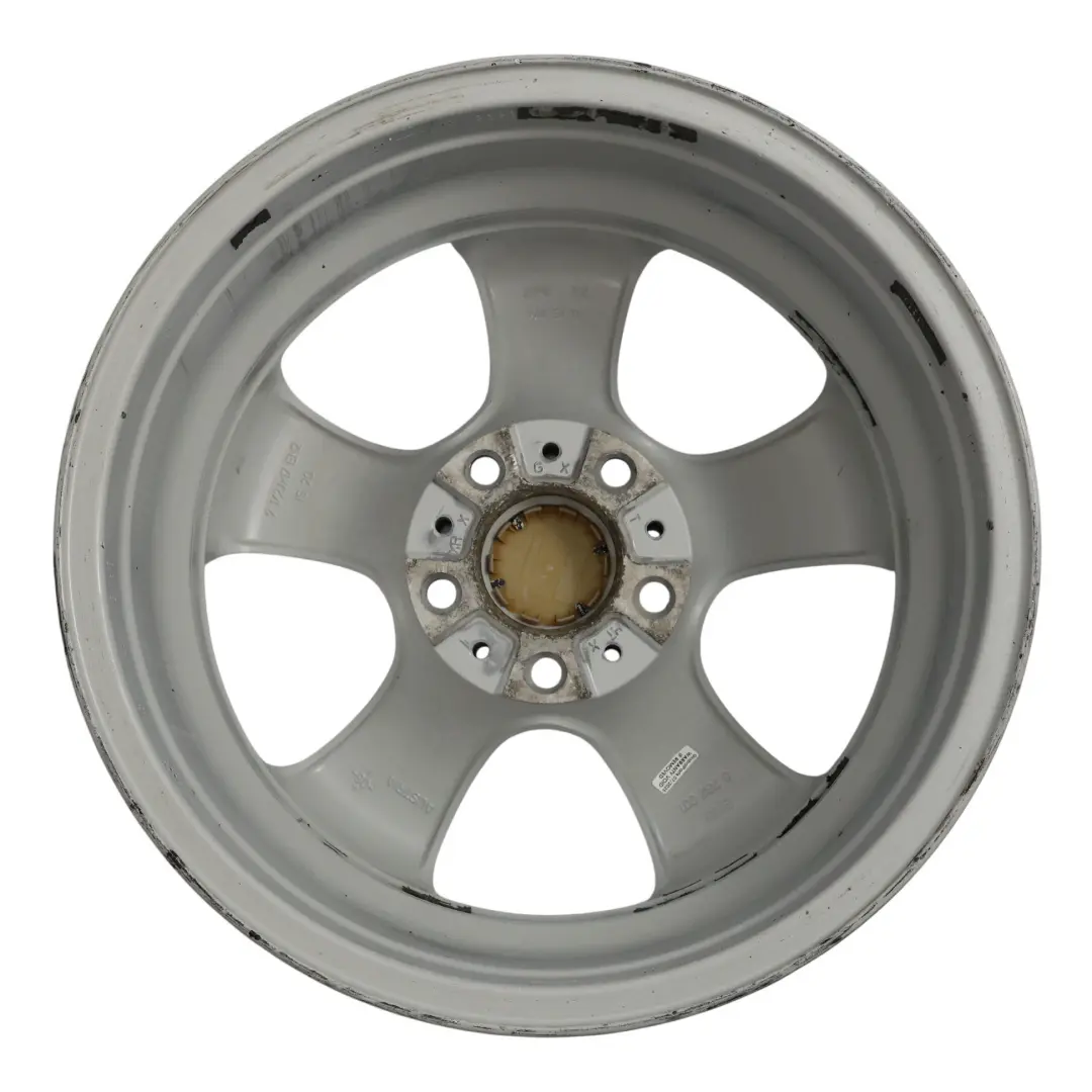 BMW E60 E61 Silver Alloy Wheel Rim 17" Spider Spoke 138 ET:20 7,5J - SKU 6762001-4 - Part number 6762001