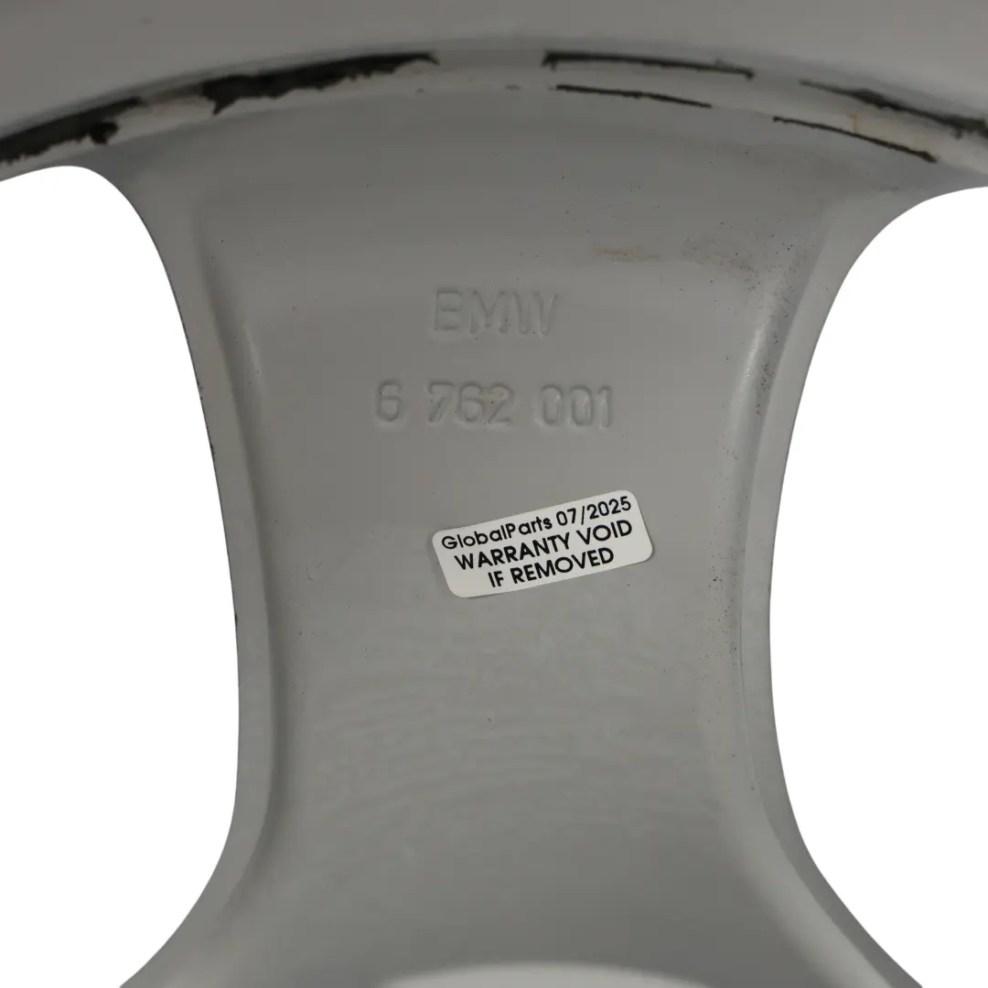 Alloy Wheel Rim 17" Spider Spoke 138 ET:20 7,5J to BMW E60 E61 Silver with Part number 6762001 BMW E60 E61 Silver Alloy Wheel Rim 17" Spider Spoke 138 ET:20 7,5J - SKU 6762001-4 - Part number 6762001