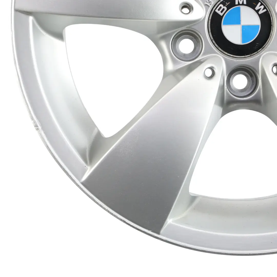 BMW E60 E61 Silver Alloy Wheel Rim 17" Spider Spoke 138 ET:20 7,5J - SKU 6762001-4 - Part number 6762001