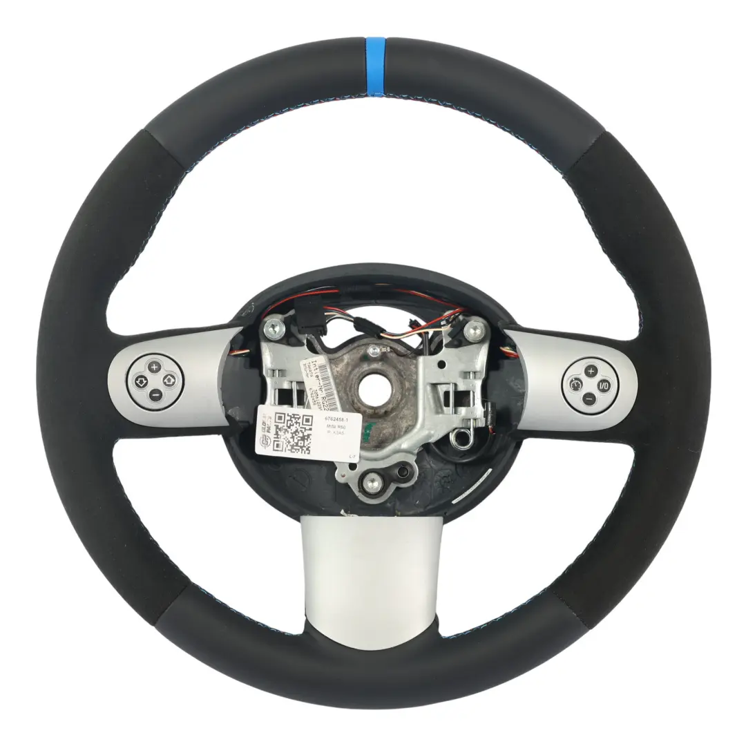 Mini Cooper R50 NUEVO Negro Cuero / Alcantara Volante Deportivo Mulifuncion - SKU 6762458-1 - Número de pieza 6762458