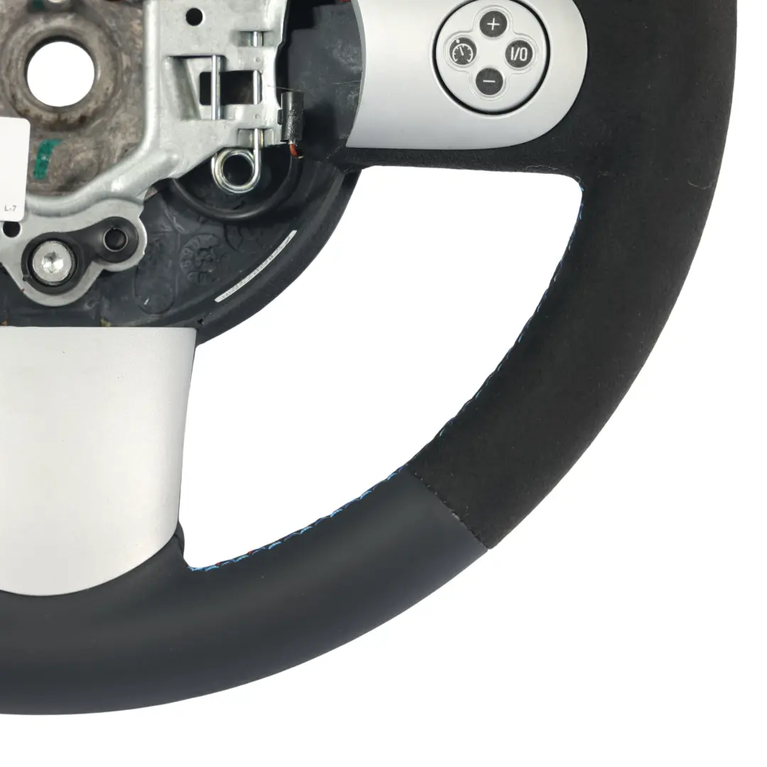 Mini Cooper R50 R52 NEU Schwarz Leder / Alcantara Sport Lenkrad Multifunktion - SKU 6762458-1 - Teilenummer 6762458