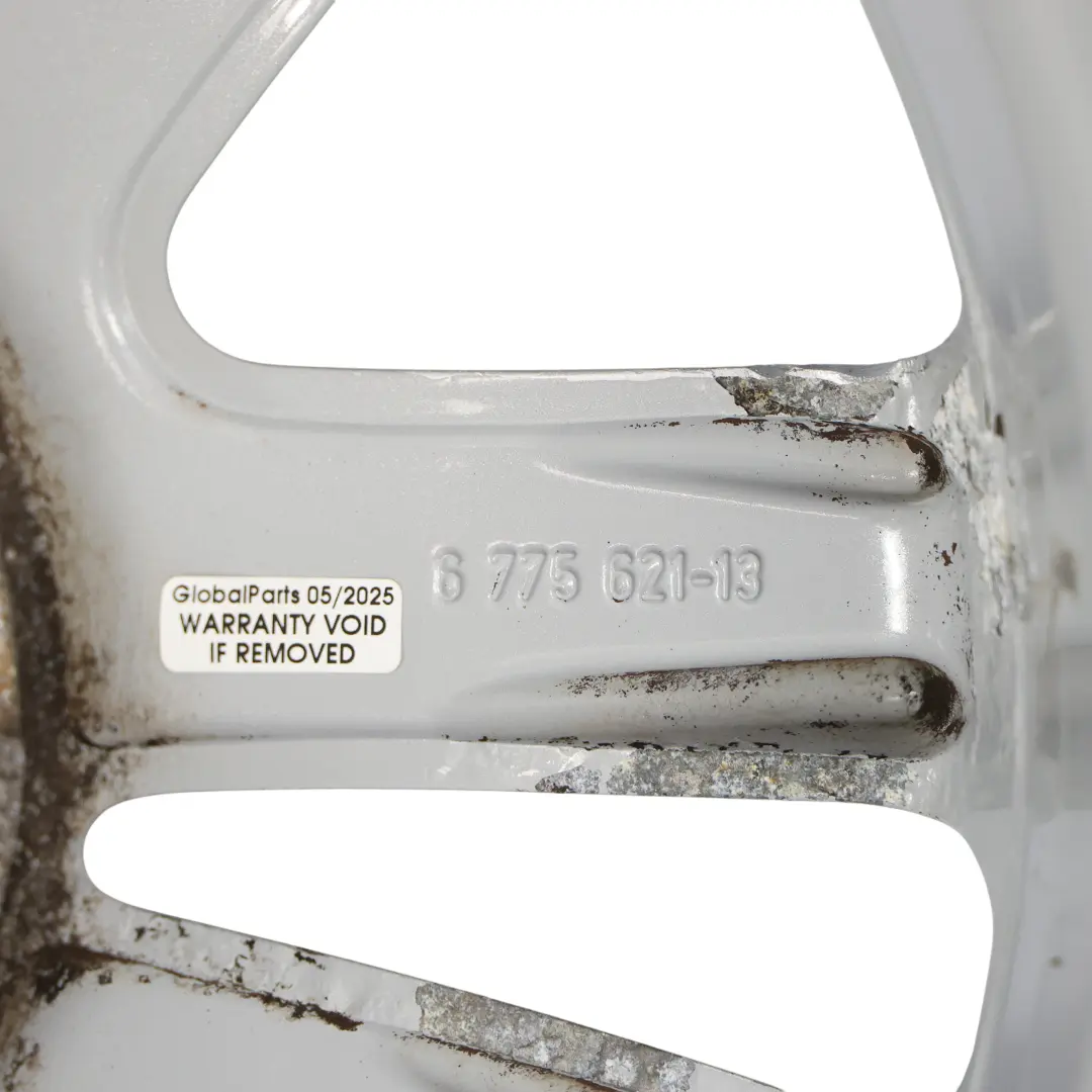 BMW E81 E87 Wheel Alloy Rim Silver 17" V-Spoke 141 ET:47 7J 6762888 - SKU 6762888-3 - Part number 6775621