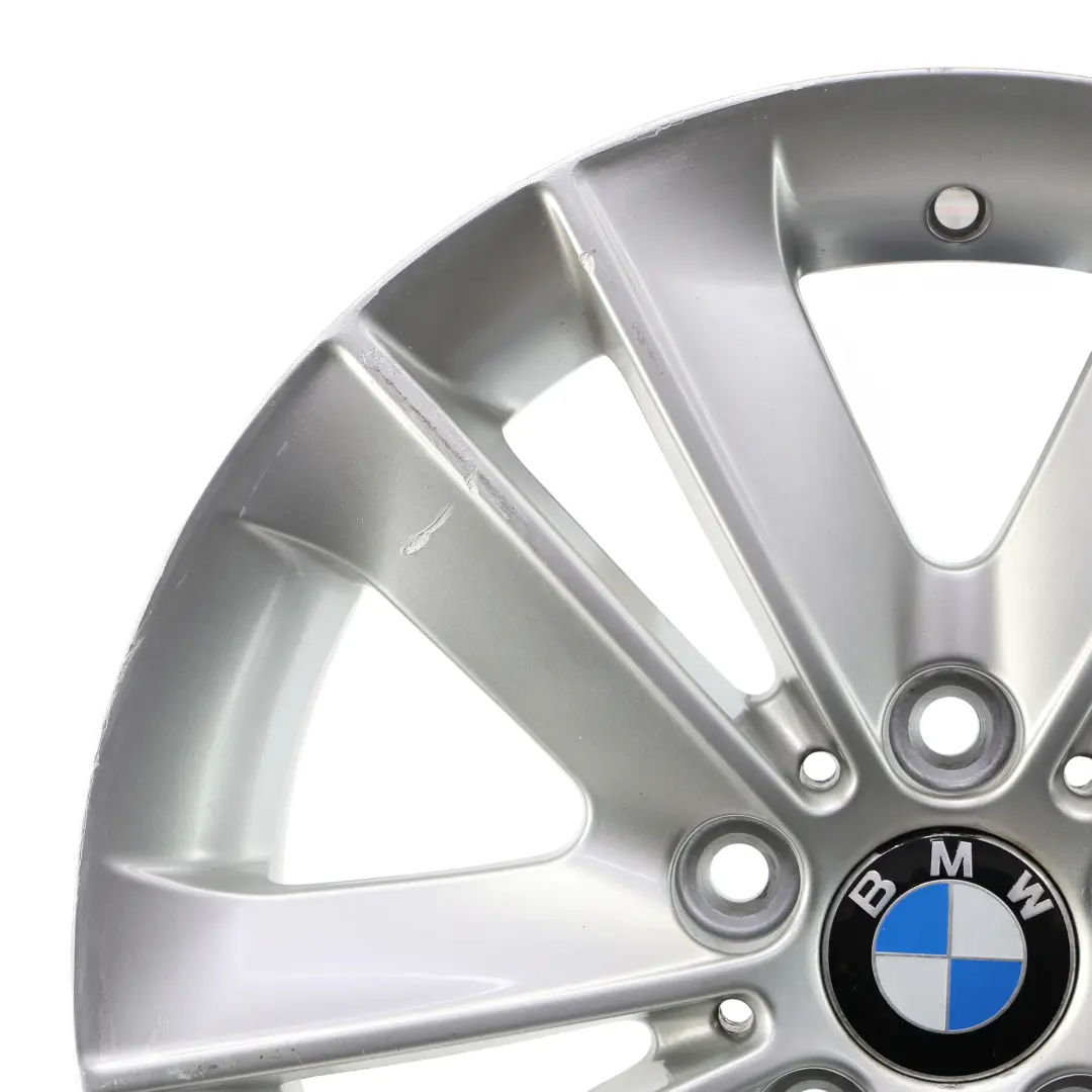 Alloy Rim Silver 17" V-Spoke 141 ET:47 7J 6762888 to BMW E81 E87 Wheel with Part number 6775621 BMW E81 E87 Wheel Alloy Rim Silver 17" V-Spoke 141 ET:47 7J 6762888 - SKU 6762888-3 - Part number 6775621