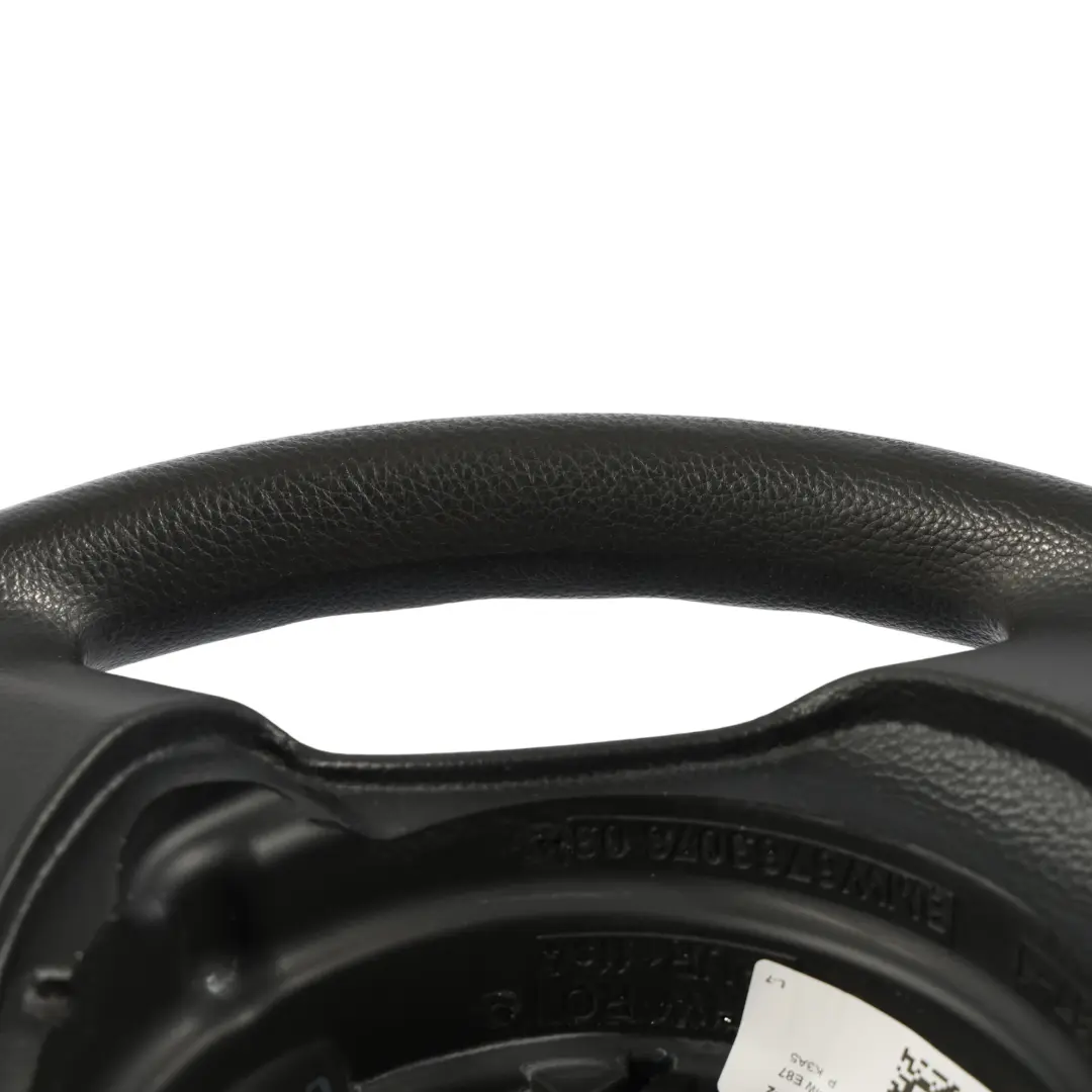 BMW E81 E82 E87 E88 Steering Wheel M Sport Look Black Leather - SKU 6763076-2 - Part number 6763076