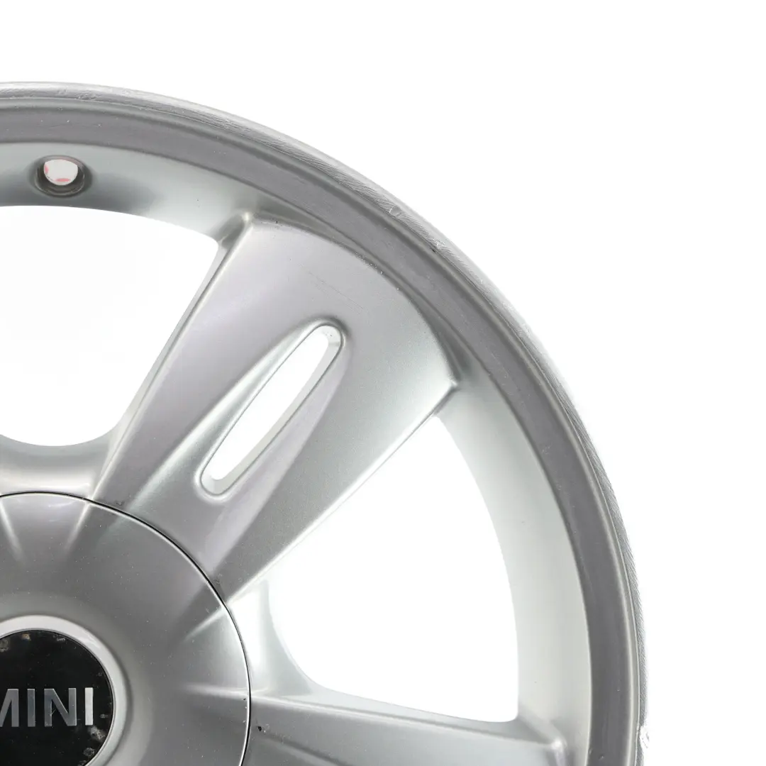 Mini Cooper One R50 Argento Cerchio AlluMini o 15 " 5,5J ET: 45 5 Star Rocket 93 - SKU 6763295-2 - Numero di parte 6763295