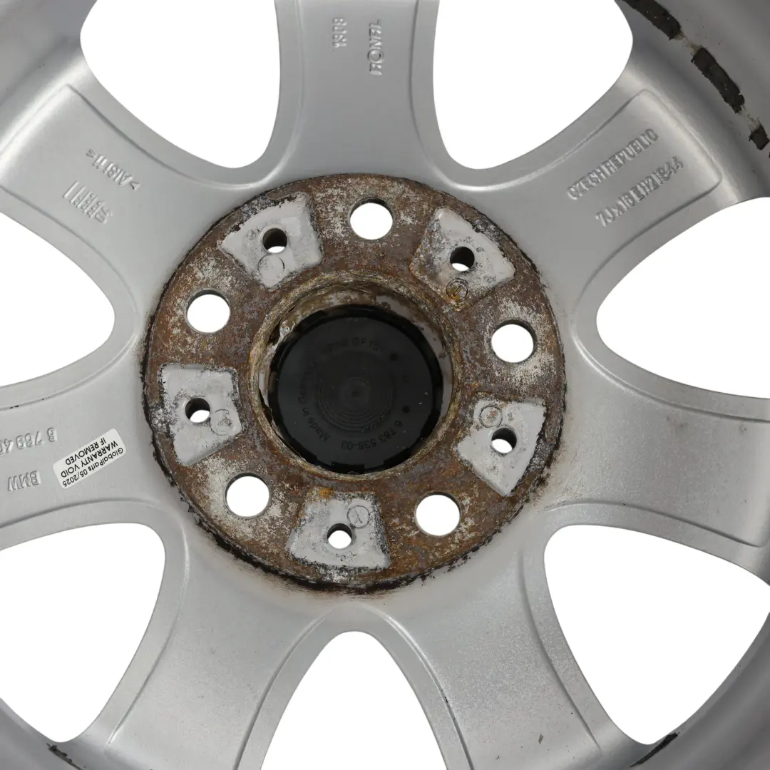 Rim Alloy 16" 7J Spider Spoke 151 to BMW E81 E82 E87 E88 Wheel with Part number 6769402 BMW E81 E82 E87 E88 Wheel Rim Alloy 16" 7J Spider Spoke 151 - SKU 6769402-1 - Part number 6769402