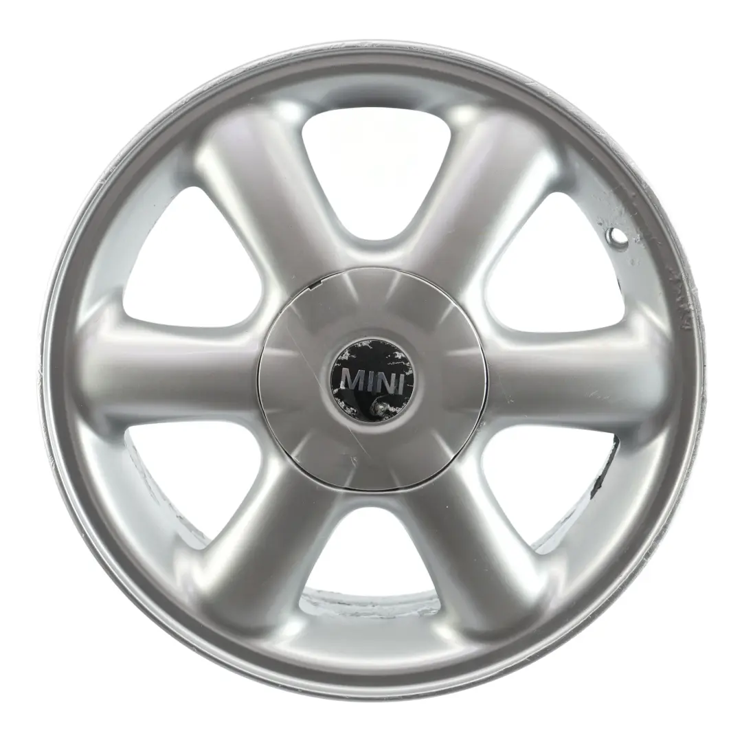 Alloy Rim 15" ET:45 5,5J Rotator Spoke 101 to Mini R50 R56 Silver Wheel with Part number 6769405 Mini R50 R56 Silver Wheel Alloy Rim 15" ET:45 5,5J Rotator Spoke 101 - SKU 6769405-1 - Part number 6769405