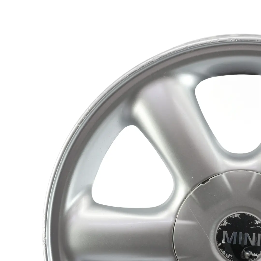Alloy Rim 15" ET:45 5,5J Rotator Spoke 101 to Mini R50 R56 Silver Wheel with Part number 6769405 Mini R50 R56 Silver Wheel Alloy Rim 15" ET:45 5,5J Rotator Spoke 101 - SKU 6769405-1 - Part number 6769405