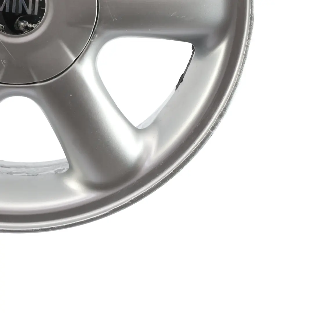 Alloy Rim 15" ET:45 5,5J Rotator Spoke 101 to Mini R50 R56 Silver Wheel with Part number 6769405 Mini R50 R56 Silver Wheel Alloy Rim 15" ET:45 5,5J Rotator Spoke 101 - SKU 6769405-1 - Part number 6769405