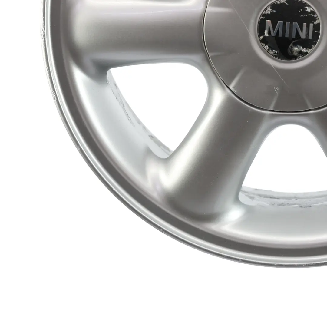 Alloy Rim 15" ET:45 5,5J Rotator Spoke 101 to Mini R50 R56 Silver Wheel with Part number 6769405 Mini R50 R56 Silver Wheel Alloy Rim 15" ET:45 5,5J Rotator Spoke 101 - SKU 6769405-1 - Part number 6769405