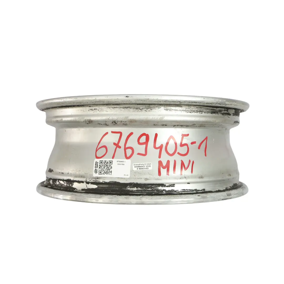 Alloy Rim 15" ET:45 5,5J Rotator Spoke 101 to Mini R50 R56 Silver Wheel with Part number 6769405 Mini R50 R56 Silver Wheel Alloy Rim 15" ET:45 5,5J Rotator Spoke 101 - SKU 6769405-1 - Part number 6769405