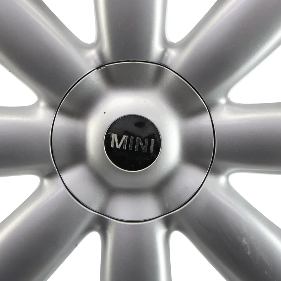 Mini Cooper One R50 R55 R56 R57 Silver Wheel Alloy Rim 17" 7J Crown Spoke 104 - SKU 6769411-3 - Part number 6769411