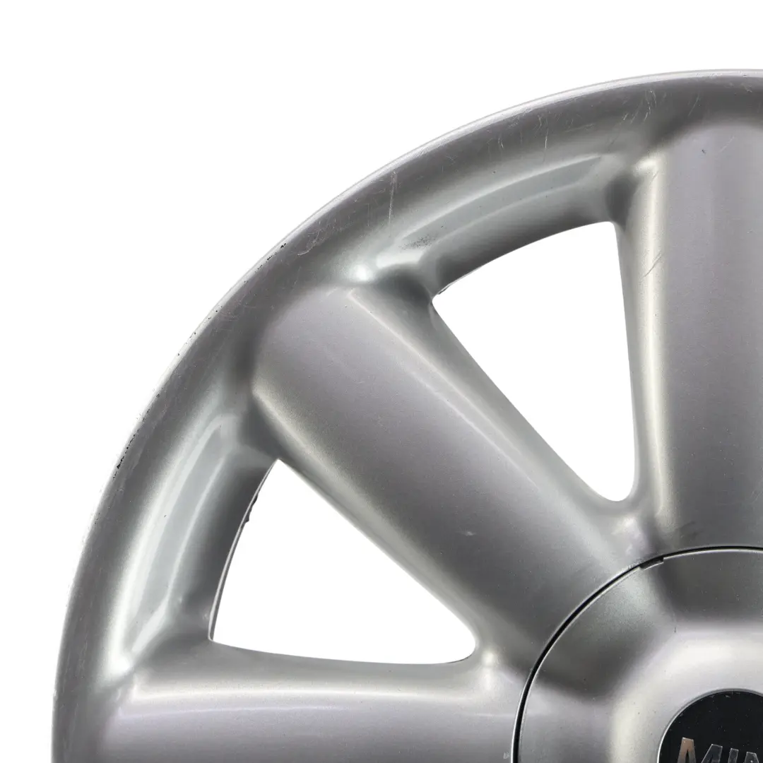 Mini Cooper One R50 R55 R56 R57 Silver Wheel Alloy Rim 17" 7J Crown Spoke 104 - SKU 6769411-4 - Part number 6769411