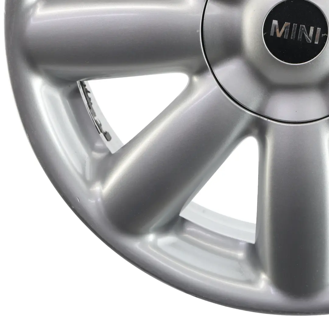 Mini Cooper One R50 R55 R56 R57 Silver Wheel Alloy Rim 17" 7J Crown Spoke 104 - SKU 6769411-4 - Part number 6769411