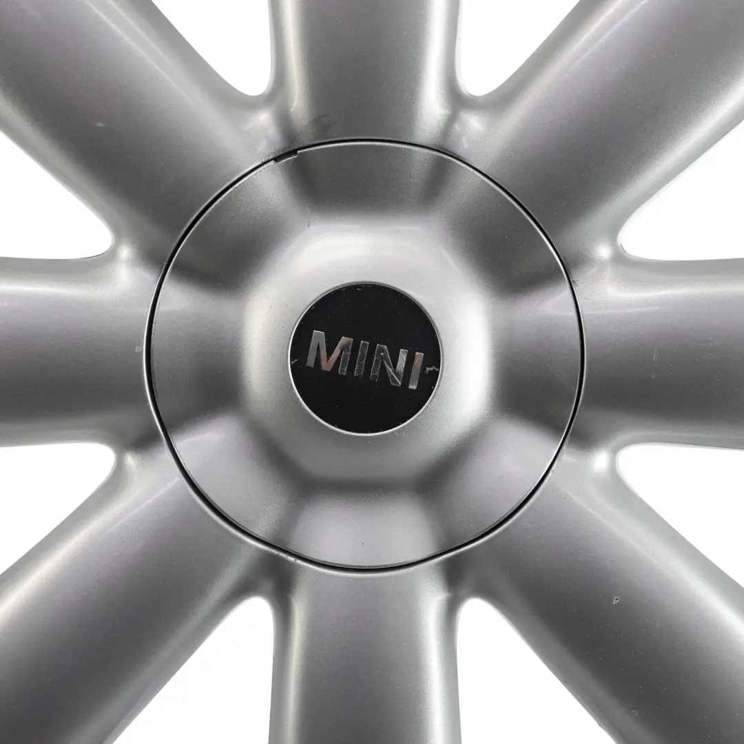 Mini Cooper One R50 R55 R56 R57 Silver Wheel Alloy Rim 17" 7J Crown Spoke 104 - SKU 6769411-4 - Part number 6769411