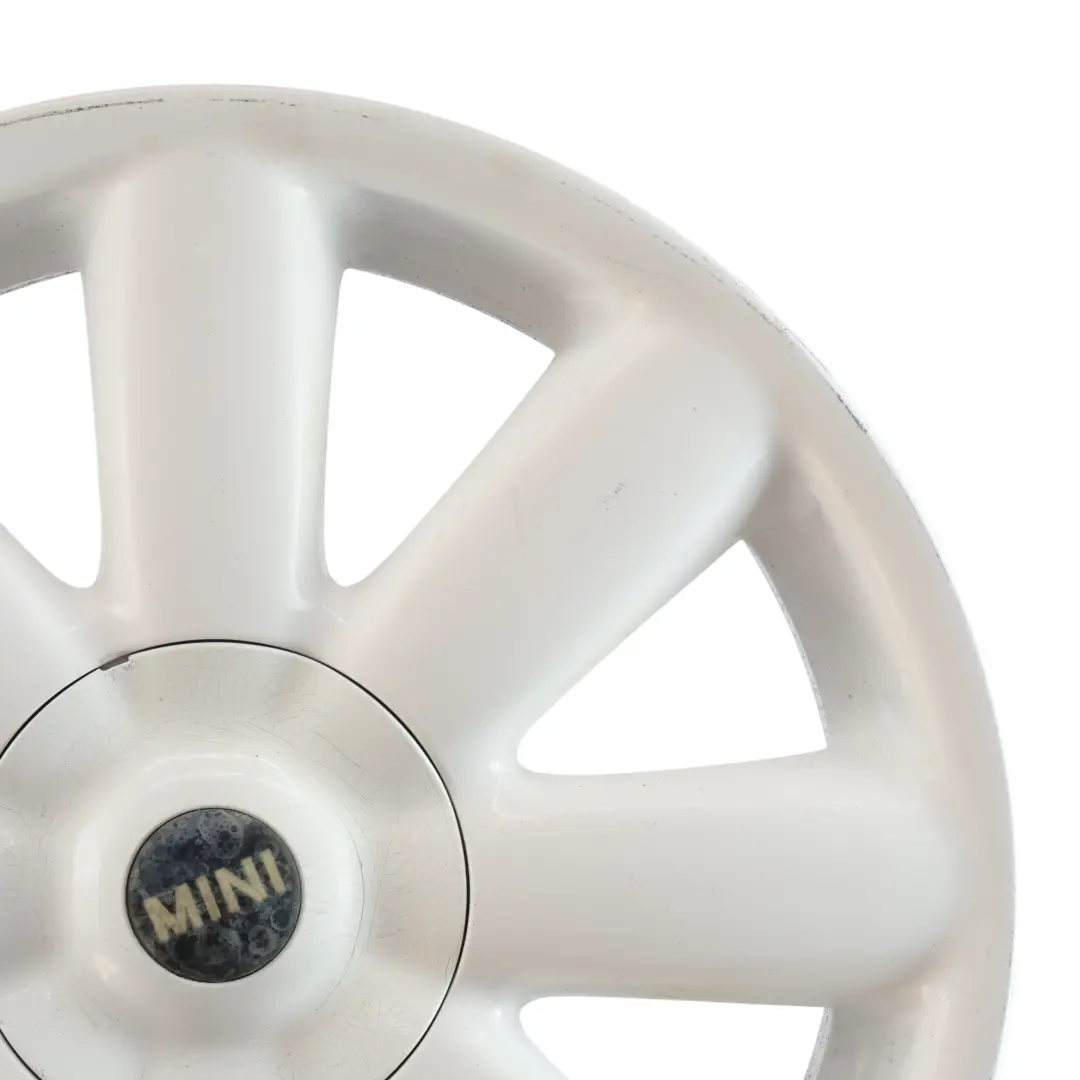 Llanta aleación blanca 17" ET:48 7J Crown Spoke 104 para Mini Cooper One R50 R55 R56 con número de pieza 6769412 Mini Cooper One R50 R55 R56 Llanta aleación blanca 17" ET:48 7J Crown Spoke 104 - SKU 6769412-1 - Número de pieza 6769412