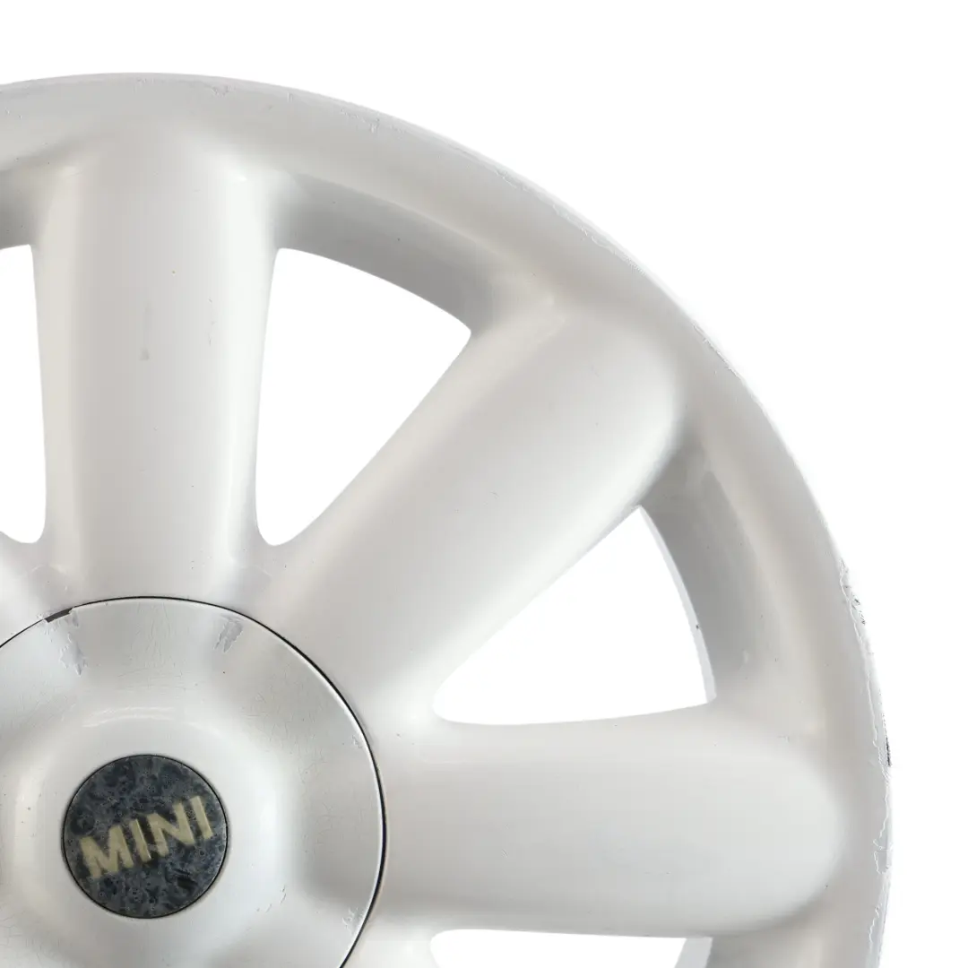 White Wheel Alloy Rim 17" 7J ET:48 Crown Spoke 104 to Mini Cooper R50 R55 R56 R57 with Part number 6769412 Mini Cooper R50 R55 R56 R57 White Wheel Alloy Rim 17" 7J ET:48 Crown Spoke 104 - SKU 6769412-2 - Part number 6769412