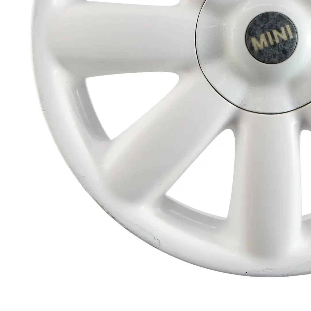White Wheel Alloy Rim 17" 7J ET:48 Crown Spoke 104 to Mini Cooper R50 R55 R56 R57 with Part number 6769412 Mini Cooper R50 R55 R56 R57 White Wheel Alloy Rim 17" 7J ET:48 Crown Spoke 104 - SKU 6769412-2 - Part number 6769412