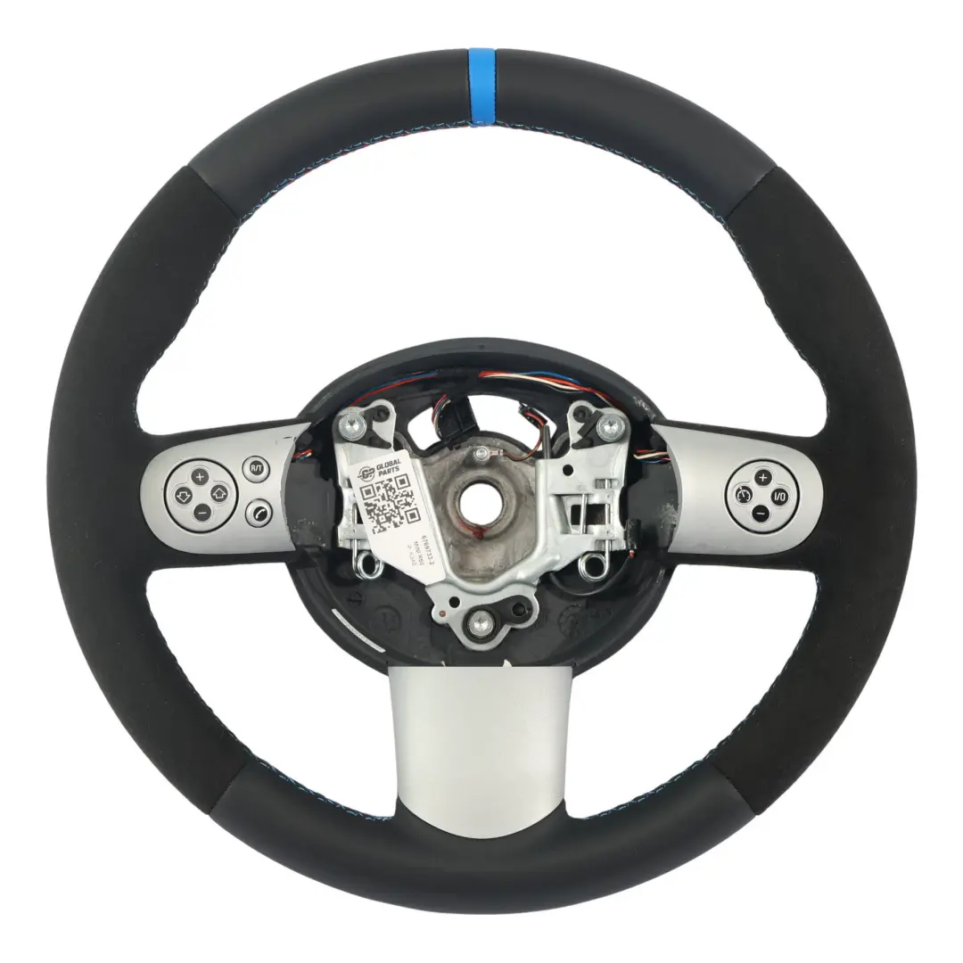 Steering Wheel NEW Black Leather Alcantara Sport to Mini Cooper R50 R52 R53 with Part number 6769733 Mini Cooper R50 R52 R53 Steering Wheel NEW Black Leather Alcantara Sport - SKU 6769733-2 - Part number 6769733