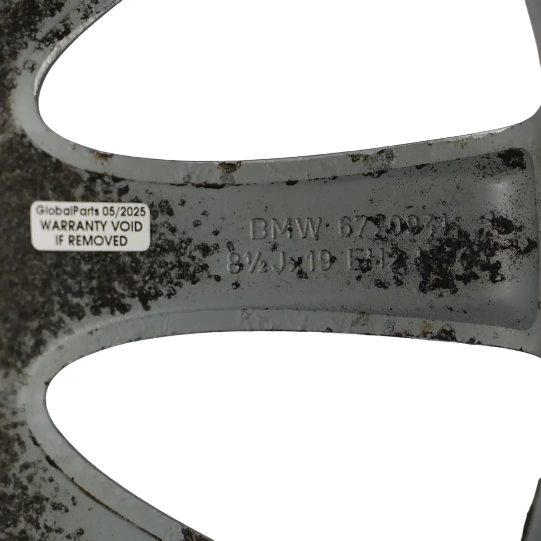 Jante en alliage léger argenté 19" Star Spoke 218 8,5J ET:14 pour BMW E63 E64 à propos du numéro de pièce 6770941 BMW E63 E64 Jante en alliage léger argenté 19" Star Spoke 218 8,5J ET:14 - SKU 6770941-3 - Numéro de pièce 6770941