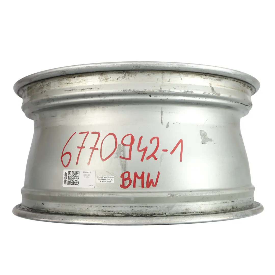 Light Alloy Wheel Rim 19" Star Spoke 218 9J ET:14 to BMW E63 E64 Silver with Part number 6770942 BMW E63 E64 Silver Light Alloy Wheel Rim 19" Star Spoke 218 9J ET:14 - SKU 6770942-1 - Part number 6770942