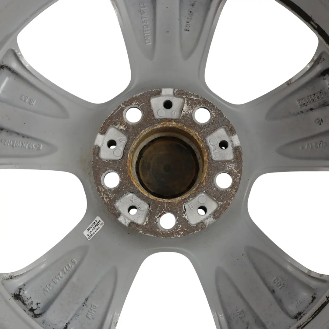 Alloy Rim 19" Star Spoke 213 ET:53 10J to BMW X5 E70 Rear Wheel with Part number 6772248 BMW X5 E70 Rear Wheel Alloy Rim 19" Star Spoke 213 ET:53 10J - SKU 6772248-4 - Part number 6772248