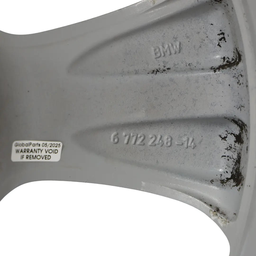 Alloy Rim 19" Star Spoke 213 ET:53 10J to BMW X5 E70 Rear Wheel with Part number 6772248 BMW X5 E70 Rear Wheel Alloy Rim 19" Star Spoke 213 ET:53 10J - SKU 6772248-4 - Part number 6772248